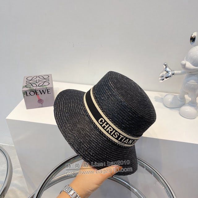Dior新品女帽子 迪奧平均誒草帽漁夫帽遮陽帽  mm1605